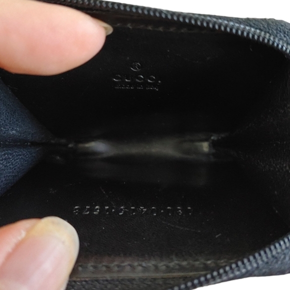 Gucci Black GG Canvas Coin Pouch. - Picture 6 of 14